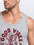 Herren Tank-Top Good Vibes Only Quietsche-Ente Motivprint Sommer Fashion Muskelshirt Neverless®preview