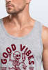 Herren Tank-Top Good Vibes Only Quietsche-Ente Motivprint Sommer Fashion Muskelshirt Neverless®preview