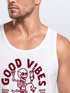 Herren Tank-Top Good Vibes Only Quietsche-Ente Motivprint Sommer Fashion Muskelshirt Neverless®preview