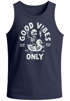 Herren Tank-Top Good Vibes Only Quietsche-Ente Motivprint Sommer Fashion Muskelshirt Neverless®preview