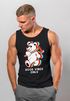 Herren Tank-Top Good Vibes Only Teddy Bär Axt Sarkasmus Teachwear Muskelshirt Neverless®preview