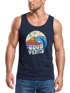 Herren Tank-Top Good Vibes Welle Hippie Slogan Statement Surf Design Vintage Retro Muskelshirt Muscle Shirt Neverless®preview