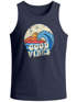 Herren Tank-Top Good Vibes Welle Hippie Slogan Statement Surf Design Vintage Retro Muskelshirt Muscle Shirt Neverless®preview