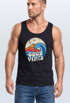Herren Tank-Top Good Vibes Welle Hippie Slogan Statement Surf Design Vintage Retro Muskelshirt Muscle Shirt Neverless®preview