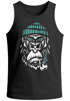 Herren Tank-Top Gorilla Affe Monkey Captain Sailor Seemann Muskelshirt Muscle Shirt Neverless®preview