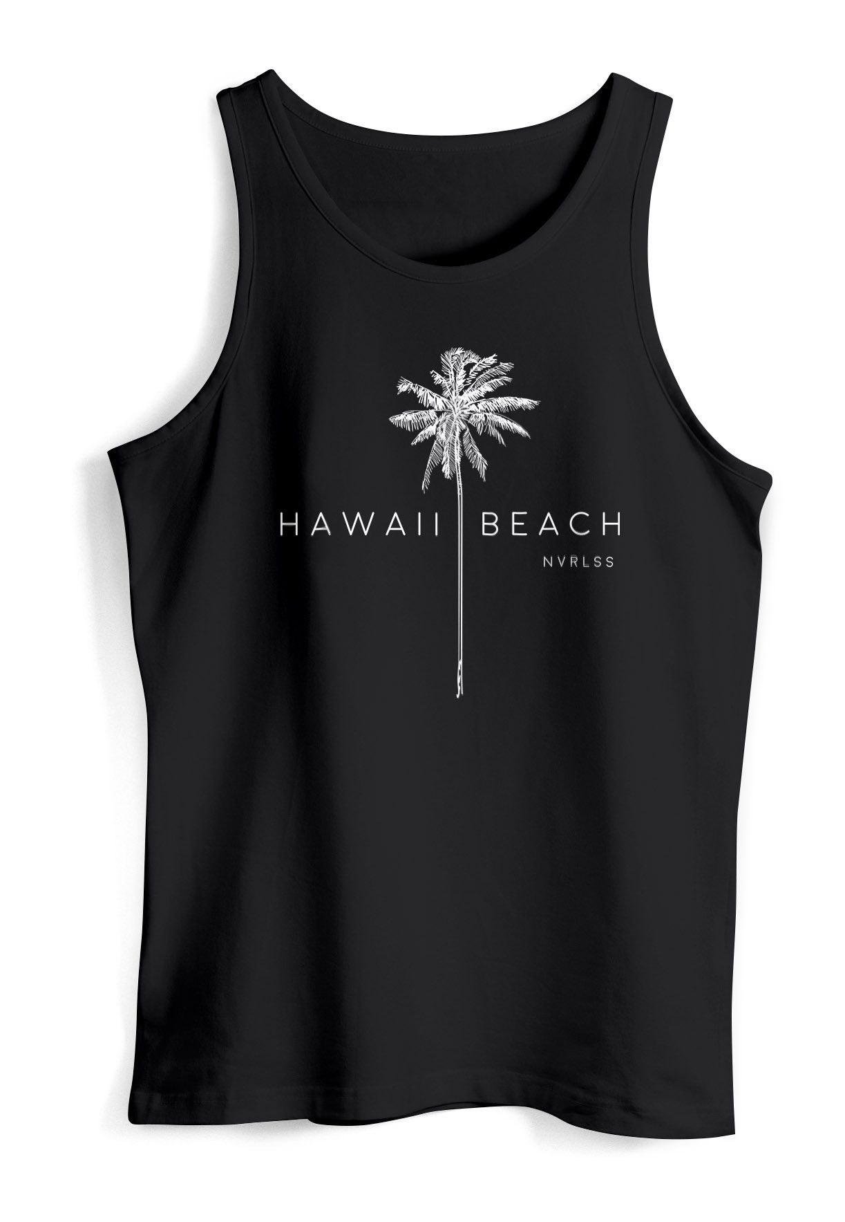 Neverless Herren Tank Top 'Beach Please' - Muskelshirt Aus Baumwolle
