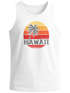 Herren Tank-Top Hawaii Palme Tropical Summer Retro Slim Fit Baumwolle Muskelshirt Muscle Shirt Neverless®preview