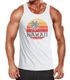 Herren Tank-Top Hawaii Palme Tropical Summer Retro Slim Fit Baumwolle Muskelshirt Muscle Shirt Neverless®preview