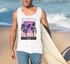 Herren Tank-Top Hawaii Summer Schriftzug Palmen Foto-Print Sommer Surfing Muskelshirt Muscle Shirt Neverless®preview