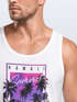 Herren Tank-Top Hawaii Summer Schriftzug Palmen Foto-Print Sommer Surfing Muskelshirt Muscle Shirt Neverless®preview