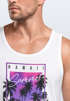 Herren Tank-Top Hawaii Summer Schriftzug Palmen Foto-Print Sommer Surfing Muskelshirt Muscle Shirt Neverless®preview
