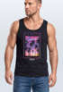 Herren Tank-Top Hawaii Summer Schriftzug Palmen Foto-Print Sommer Surfing Muskelshirt Muscle Shirt Neverless®preview