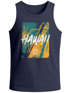 Herren Tank-Top Hawaii Surfing Palmen Aufdruck Sommer Print Muskelshirt Neverless®preview