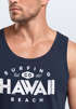 Herren Tank-Top Hawaii Surfing Sommer Sonne Strand Beach Muskelshirt Muscle Shirt Neverless®preview
