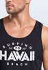 Herren Tank-Top Hawaii Surfing Sommer Sonne Strand Beach Muskelshirt Muscle Shirt Neverless®preview