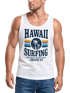 Herren Tank-Top Hawaii Surfing Sommer Strand Palme Print Muskelshirt Muscle Shirt Neverless®preview