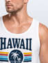 Herren Tank-Top Hawaii Surfing Sommer Strand Palme Print Muskelshirt Muscle Shirt Neverless®preview