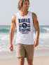 Herren Tank-Top Hawaii Surfing Sommer Strand Palme Print Muskelshirt Muscle Shirt Neverless®preview