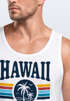 Herren Tank-Top Hawaii Surfing Sommer Strand Palme Print Muskelshirt Muscle Shirt Neverless®preview