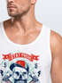 Herren Tank Top Hipster modern Lumberjack Stay fresh Skull Totenkopf Neverless®preview
