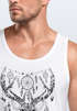 Herren Tank Top Hirsch Geweih Traumfänger Atzekenmuster Boho Ethno Neverless®preview