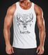 Herren Tank Top Hirsch Geweih Traumfänger Atzekenmuster Boho Ethno Neverless®preview