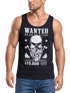 Herren Tank-Top Holzfäller Totenkopf mit Bart Neverless®preview
