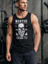 Herren Tank-Top Holzfäller Totenkopf mit Bart Neverless®preview
