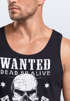 Herren Tank-Top Holzfäller Totenkopf mit Bart Neverless®preview