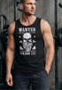 Herren Tank-Top Holzfäller Totenkopf mit Bart Neverless®preview