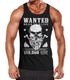 Herren Tank-Top Holzfäller Totenkopf mit Bart Neverless®preview