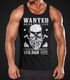 Herren Tank-Top Holzfäller Totenkopf mit Bart Neverless®preview