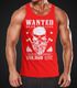Herren Tank-Top Holzfäller Totenkopf mit Bart Neverless®preview