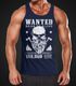 Herren Tank-Top Holzfäller Totenkopf mit Bart Neverless®preview
