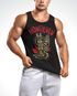 Herren Tank-Top Honolulu Tiki Totem Maske Surfbrett Surfen Fashion Streetstyle Muskelshirt Muscle Shirt Neverless®preview