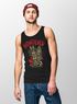 Herren Tank-Top Honolulu Tiki Totem Maske Surfbrett Surfen Fashion Streetstyle Muskelshirt Muscle Shirt Neverless®preview