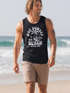 Herren Tank-Top Hot Sunset Beach Surfbord Sommer Urlaub Muskelshirt Muscle Shirt Neverless®preview
