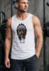 Herren Tank-Top Indian Skull Indianer Totenkopf Muskelshirt Muscle Shirt Neverless®preview