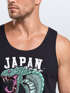 Herren Tank-Top Japan Kobra Motiv japanische Schriftzeichen Schriftzug Deadly Poison Design Fashion Streetstyle Muskelshirt Muscle Shirt Neverless®preview