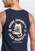 Herren Tank-Top Katze Backprint Pasta Lovers Fashion Streetstyle Muskelshirt Sommer Fashion Neverless®preview