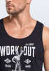 Herren Tank-Top Kettle-Bell Muskelshirt Gym Muscle Shirt Fitness Neverless®preview