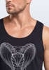Herren Tank-Top Kobra Print Grafikstil Designshirt Muskelshirt Muscle Shirt Neverless®preview