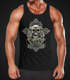 Herren Tank-Top Kreuz mit Totenkopf Cross Skulls Muscle Shirt Neverless®preview