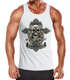 Herren Tank-Top Kreuz mit Totenkopf Cross Skulls Muscle Shirt Neverless®preview