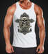 Herren Tank-Top Kreuz mit Totenkopf Cross Skulls Muscle Shirt Neverless®preview