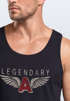 Herren Tank-Top Legendary Wings Flügel Airforce Pilot Flieger Flugzeug Muskelshirt Muscle Shirt Neverless®preview