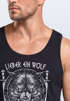 Herren Tank-Top Lieber ein Wolf Odins als ein Lamm Gottes nordische Mythologie Wikinger Muskelshirt Muscle Shirt Neverless®preview