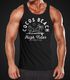 Herren Tank-Top Line Art Outline Cocos Beach Aufdruck Muskelshirt Muscle Shirt Neverless®preview