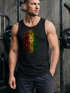 Herren Tank-Top Löwe Jamaica Reaggae Musik Rasta Lion Muskelshirt Muscle Shirt Neverless®preview