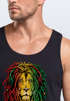 Herren Tank-Top Löwe Jamaica Reaggae Musik Rasta Lion Muskelshirt Muscle Shirt Neverless®preview
